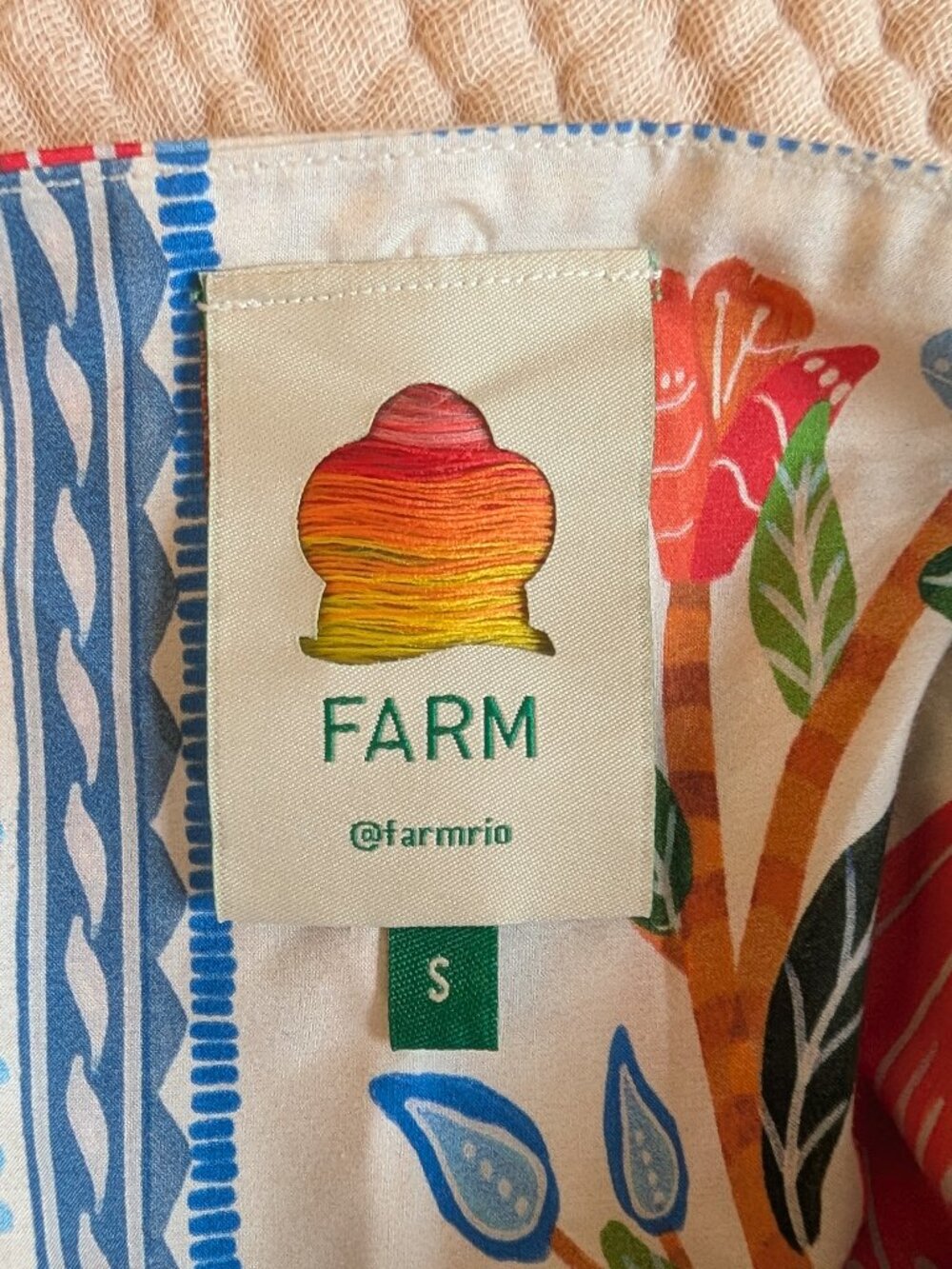 Farm Rio tropical print romper | size S - Picture 7 of 8